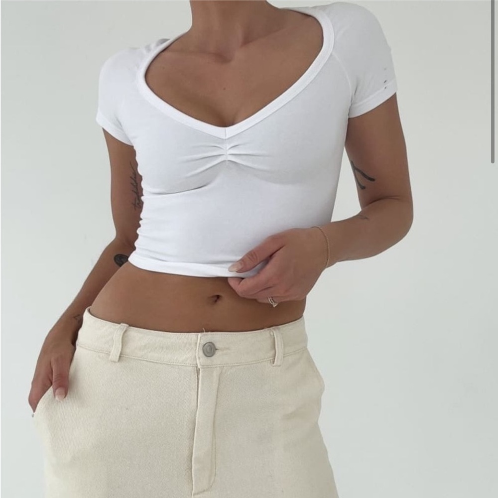 rumored ballpark tee in white SIZE MEDIUM NWT